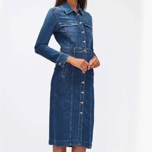 7 for all mankind denim dress